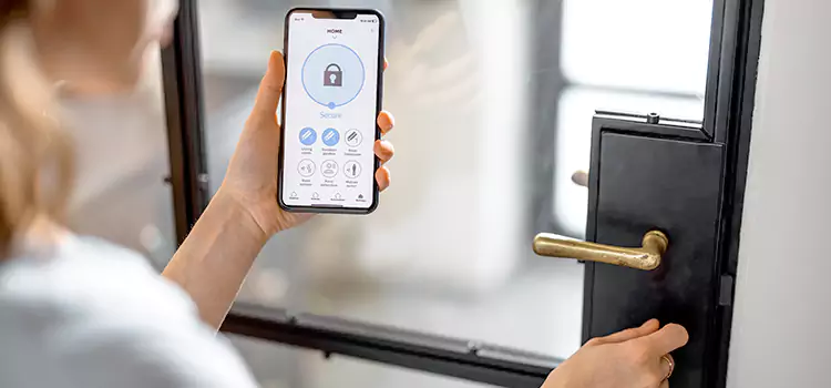 Fingerprint Door Lock Installation Taber